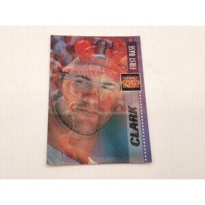 Vintage 1995 Will Clark Texas Rangers Sport Flix #119 Base Parallel MLB Card